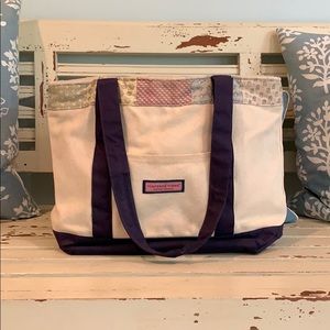 Vineyard Vines classic patchwork tote